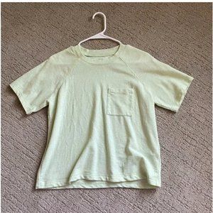 Madewell Cropped Tee, XXS (boxy fit, like XS/S), mint green